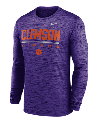 Clemson Sideline Velocity Men's Nike Dri-FIT College T-Shirt. Nike.com
